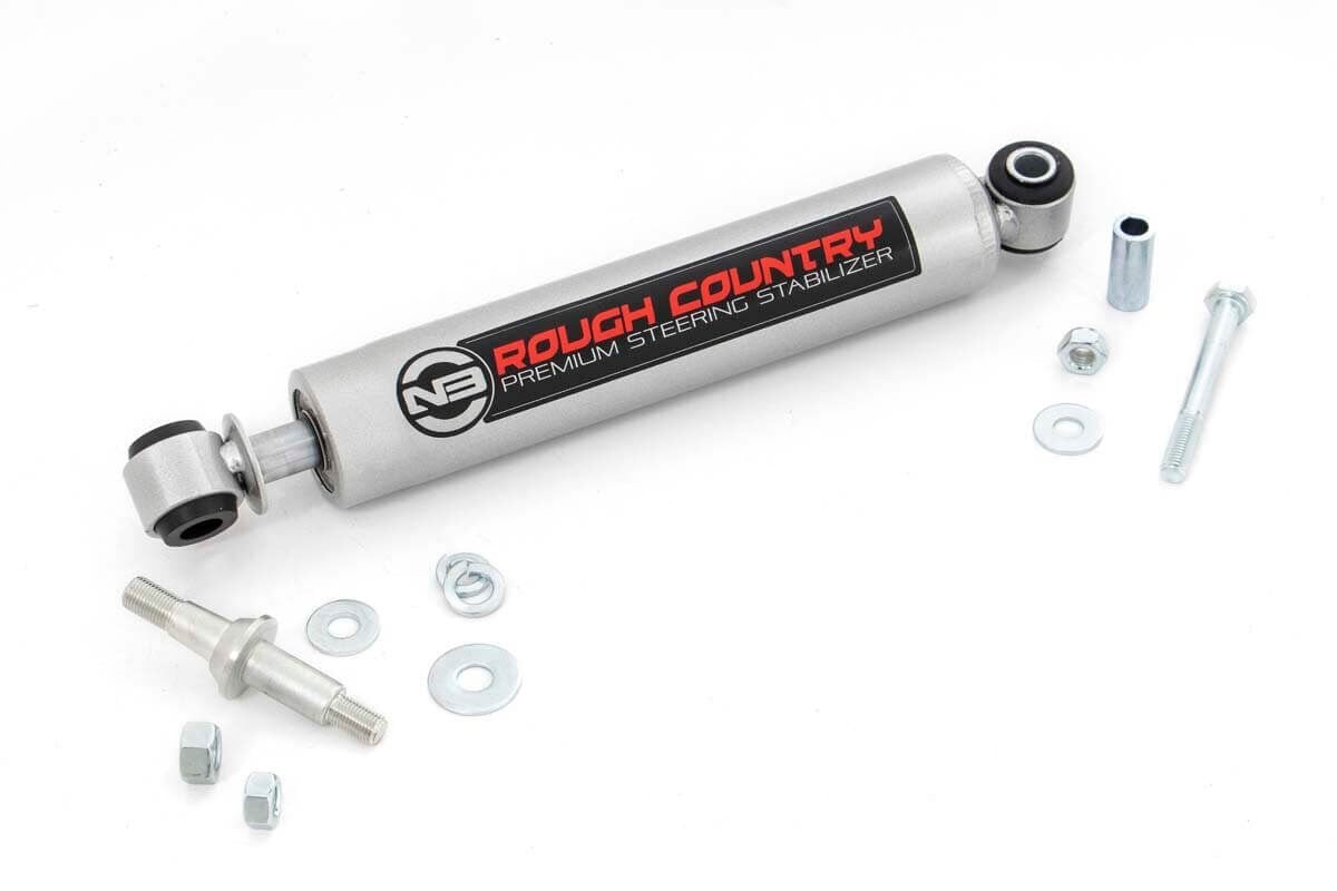 GMC Sierra 3500 HD Steering Stabilizer - Rough Country - N3 - '07-'10